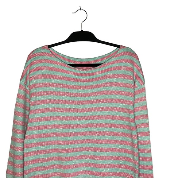 Soft Surroundings Size XL Preppy Boho Cozy Casual Dolman Sleeve Tunic Sweater - Picture 2 of 9